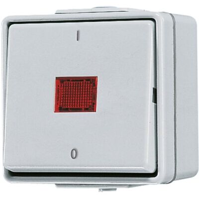 Interrupteur de contrôle de chauffage Jung brillant AP 1-voies WG 600 602 KOW - Interrupteur - Publicité Interrupteur de contrôle de chauffage Jung brillant AP 1-voies WG 600 602 KOW - Interrupteur - Publicité