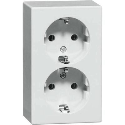 Peha - H 6602 - 2fach - Schuko - Electrical outlet - Publicité Peha - H 6602 - 2fach - Schuko - Electrical outlet - Publicité