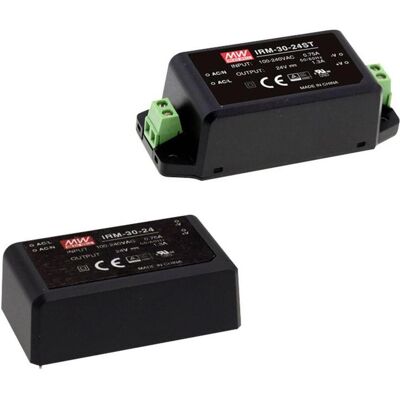 MeanWell, Convertisseur de tension, MEAN WELL IRM-30-24ST, 31,2 W, 85 - 264 V, 47 - 440 Hz, 0.5 - 0.75 A, 40 ms, 88 - Publicité MeanWell, Convertisseur de tension, MEAN WELL IRM-30-24ST, 31,2 W, 85 - 264 V, 47 - 440 Hz, 0.5 - 0.75 A, 40 ms, 88 - Publicité