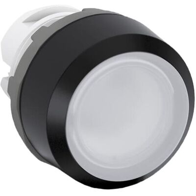 ABB STOTZ-KONTAKT Elément de commande à bouton-poussoir MP1-11W à impulsion, plat, Bouton + interrupteur, Noir - Publicité ABB STOTZ-KONTAKT Elément de commande à bouton-poussoir MP1-11W à impulsion, plat, Bouton + interrupteur, Noir - Publicité