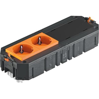 OBO Bettermann UTC4 G OR2 - 2x 16A - 218 mm - Multiprise - Publicité OBO Bettermann UTC4 G OR2 - 2x 16A - 218 mm - Multiprise - Publicité