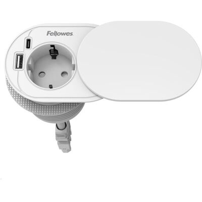 Fellowes Prise de courant, Slide Power-Spot Einbausteckdose mit USB A/ C Charger 30W (100136866),... Publicité Fellowes Prise de courant, Slide Power-Spot Einbausteckdose mit USB A/ C Charger 30W (100136866),... Publicité