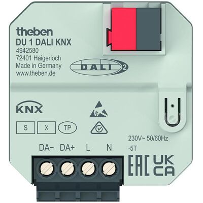 Theben, Actionneur, Du 1 Dali Knx - Publicité Theben, Actionneur, Du 1 Dali Knx - Publicité