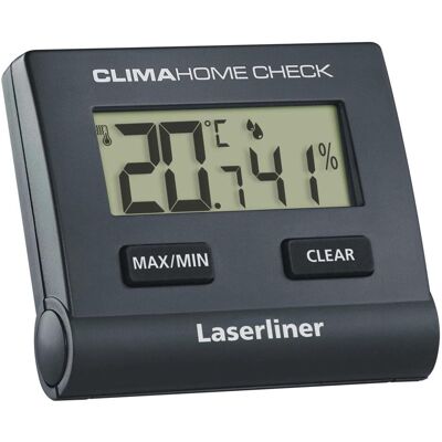 Laserliner Thermo-/Hygromètre ClimaHome-Check Black Digital, Thermomètre + hygromètre, Noir - Publicité Laserliner Thermo-/Hygromètre ClimaHome-Check Black Digital, Thermomètre + hygromètre, Noir - Publicité