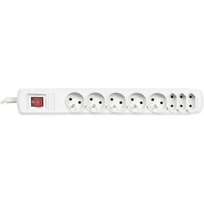 Activejet, Multiprise, APN-8G/5M-GR Câble d'extension 8 sorties CA Indoor Gris (8x, CEE 7/16, PECO 7/5, 5 m) - Publicité Activejet, Multiprise, APN-8G/5M-GR Câble d'extension 8 sorties CA Indoor Gris (8x, CEE 7/16, PECO 7/5, 5 m) - Publicité