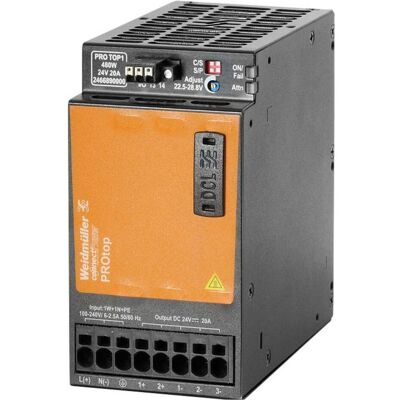 Weidmüller PRO TOP1 Alimentation à découpage - 48V 10A 480W - Publicité Weidmüller PRO TOP1 Alimentation à découpage - 48V 10A 480W - Publicité