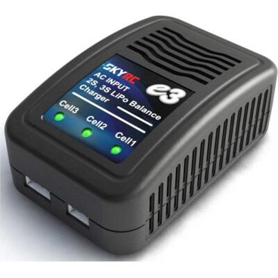 SkyRC chargeur e3 lipo 2-3s 1,2a, Chargeur RC, Noir - Publicité SkyRC chargeur e3 lipo 2-3s 1,2a, Chargeur RC, Noir - Publicité