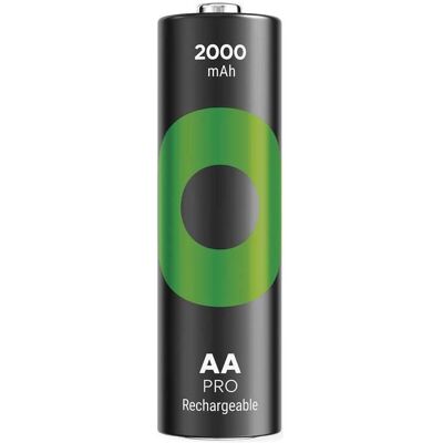 GP Batteries GP Nab??jec?? bat. ReCyko Pro AA (HR6) - 6ks (6 pcs, AA, 2000 mAh), Batteries + piles - Publicité GP Batteries GP Nab??jec?? bat. ReCyko Pro AA (HR6) - 6ks (6 pcs, AA, 2000 mAh), Batteries + piles - Publicité