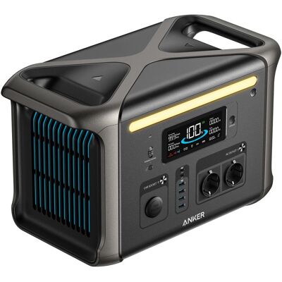 Station d'alimentation portable Anker Solix F1500 - Phosphate de Fer-Li - 1800 W - Publicité Station d'alimentation portable Anker Solix F1500 - Phosphate de Fer-Li - 1800 W - Publicité