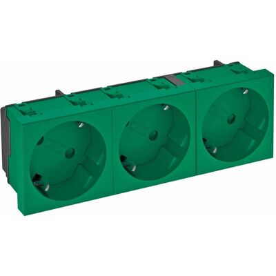 OBO Bettermann STD-D3S MZGN3 - Prise électrique 3-fasies - Vert - Publicité OBO Bettermann STD-D3S MZGN3 - Prise électrique 3-fasies - Vert - Publicité