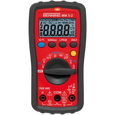 Benning, Multimètre, Multimètre portable numérique MM 5-2 (CAT III 600V, CAT IV 300V, Multimètre portable) - Publicité Benning, Multimètre, Multimètre portable numérique MM 5-2 (CAT III 600V, CAT IV 300V, Multimètre portable) - Publicité