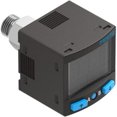 Festo, Détecteur, Capteur de pression 2 x PNP SPAN-B2R-G18M-PN-PN-L1 (Manomètre) - Publicité Festo, Détecteur, Capteur de pression 2 x PNP SPAN-B2R-G18M-PN-PN-L1 (Manomètre) - Publicité