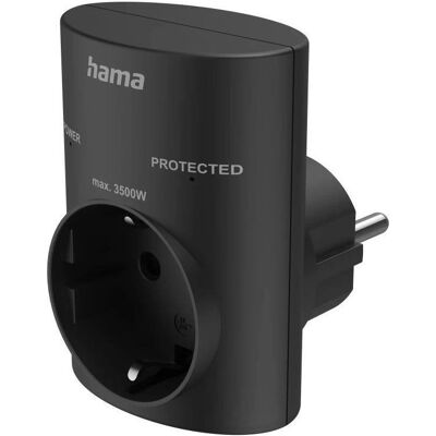 Hama Prise intelligente, Adaptateur de prise de courant, contact de protection, protection contre les surtensions, tension - Publicité Hama Prise intelligente, Adaptateur de prise de courant, contact de protection, protection contre les surtensions, tension - Publicité