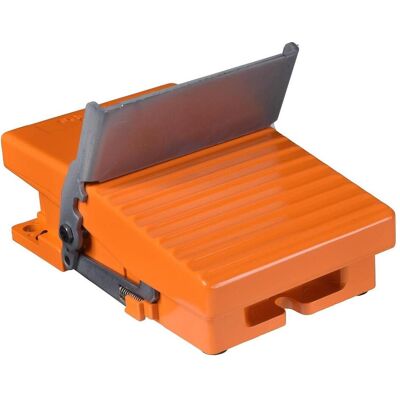 Schneider Pédale de commande XPER811, Bouton + interrupteur, Orange - Publicité Schneider Pédale de commande XPER811, Bouton + interrupteur, Orange - Publicité
