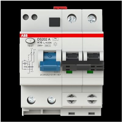 ABB - 2CSR252101R1167 - 2P - 6kA - RCBO - Publicité ABB - 2CSR252101R1167 - 2P - 6kA - RCBO - Publicité