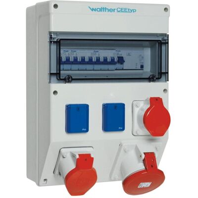 Walther 6824403 Combinaison de prises gris clair - Combinaison de prises - Publicité Walther 6824403 Combinaison de prises gris clair - Combinaison de prises - Publicité