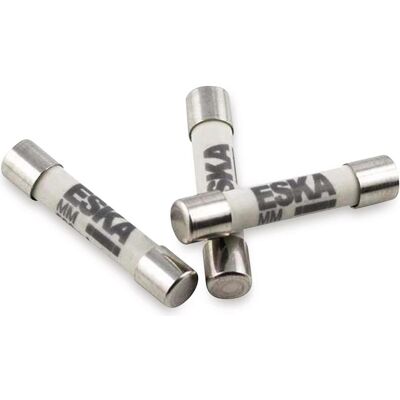 ESKA, Fusible, Fusible pour multimètre 632.412, fusible fin 6,3x32mm, super-rapide, FF 315 mA (0.32 A) - Publicité ESKA, Fusible, Fusible pour multimètre 632.412, fusible fin 6,3x32mm, super-rapide, FF 315 mA (0.32 A) - Publicité