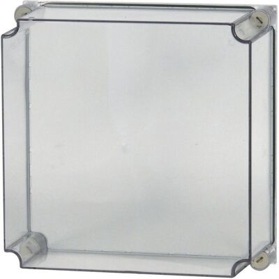 Couvercle de coffret Eaton D250-CI44 - IP65, Transparent, 375x375mm - Publicité Couvercle de coffret Eaton D250-CI44 - IP65, Transparent, 375x375mm - Publicité