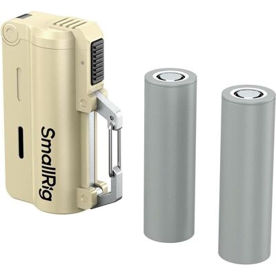SmallRig 6089 10000mAh Battery and Charger Kit for 21700 Battery (Brown) (Batterie de l'appareil photo, Chargeur de batterie d'appareil photo), Alimentation pour appareil photo, Marron - Publicité SmallRig 6089 10000mAh Battery and Charger Kit for 21700 Battery (Brown) (Batterie de l'appareil photo, Chargeur de batterie d'appareil photo), Alimentation pour appareil photo, Marron - Publicité