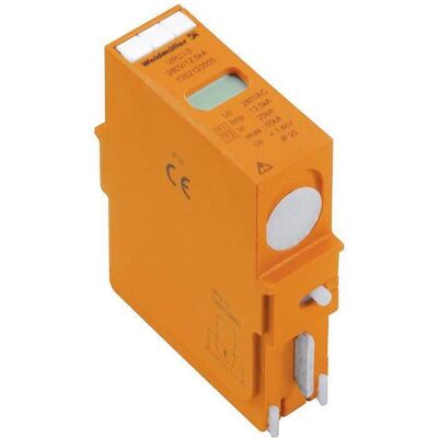 Weidmüller, Protection contre les surtensions, Parafoudre 230VAC 1,4kV 1TE 1352120000 - Publicité Weidmüller, Protection contre les surtensions, Parafoudre 230VAC 1,4kV 1TE 1352120000 - Publicité