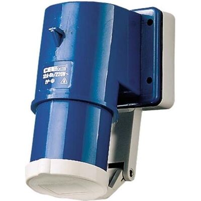 Connecteur d'alimentation Mennekes MEN 402 32A3P 6H230V - IP44 - Publicité Connecteur d'alimentation Mennekes MEN 402 32A3P 6H230V - IP44 - Publicité