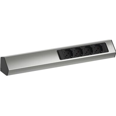 Bachmann, Multiprise, CASIA 2 4xP40 2,0m AEH aspect inox (4x, 2 m) - Publicité Bachmann, Multiprise, CASIA 2 4xP40 2,0m AEH aspect inox (4x, 2 m) - Publicité