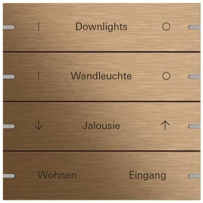 Gira, Accessoires Gamme d'interrupteurs, Kit de bascule 4f, capteur tactile indiv. 4 TS4 503438 - Publicité Gira, Accessoires Gamme d'interrupteurs, Kit de bascule 4f, capteur tactile indiv. 4 TS4 503438 - Publicité