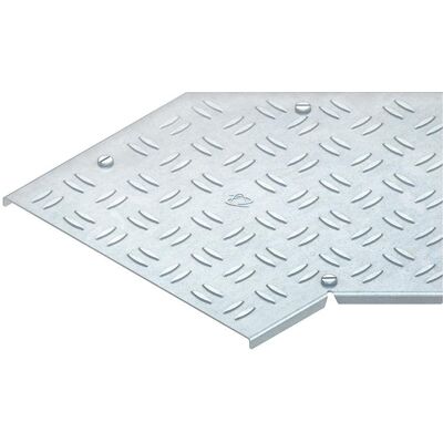 Niedax, Conduite des câbles, RBADVRS 300-2.0 S Couvercle pour coude 45° p.KR avec verrou tournant - Publicité Niedax, Conduite des câbles, RBADVRS 300-2.0 S Couvercle pour coude 45° p.KR avec verrou tournant - Publicité