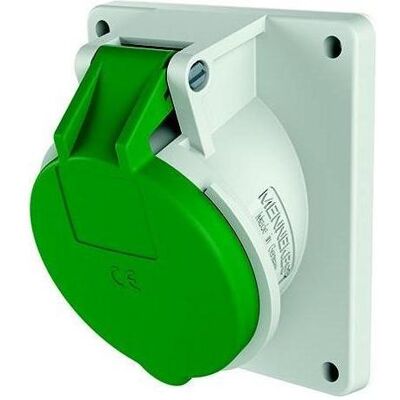 Mennekes, Prise de courant, MEN 1469 16A4P10H>50V100-300HZ Prise en saillie TA IP44 - Publicité Mennekes, Prise de courant, MEN 1469 16A4P10H>50V100-300HZ Prise en saillie TA IP44 - Publicité