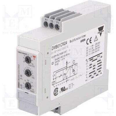 Carlo Gavazzi - DMB01DM24 - 2 Interrupteurs - Relais temporel - Publicité Carlo Gavazzi - DMB01DM24 - 2 Interrupteurs - Relais temporel - Publicité