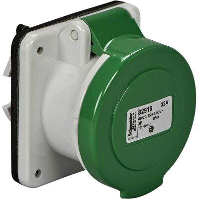 Schneider Electric 82919 IP44 32A 2P - Prise industrielle - Publicité Schneider Electric 82919 IP44 32A 2P - Prise industrielle - Publicité