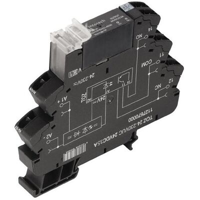 Weidmüller Optocoupleur 24-230V 5A 3-33V Transistor 1127670000, Relai - Publicité Weidmüller Optocoupleur 24-230V 5A 3-33V Transistor 1127670000, Relai - Publicité