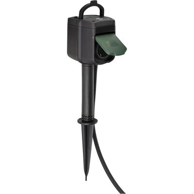 Brennenstuhl, Prise de courant, Prise de jardin Connect WiFi CS / Prise d'extérieur double avec piquet et plaque de fixation ( - Publicité Brennenstuhl, Prise de courant, Prise de jardin Connect WiFi CS / Prise d'extérieur double avec piquet et plaque de fixation ( - Publicité