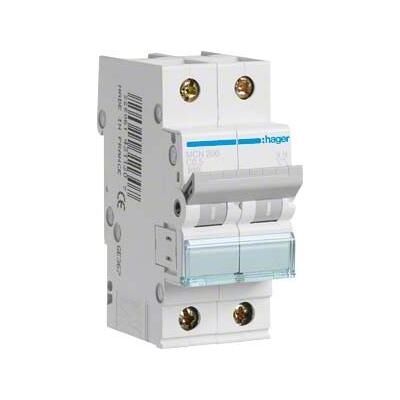 Hager, Disjoncteur, HAG MCN200 C0,5 Automate à encastrer 2p - Publicité Hager, Disjoncteur, HAG MCN200 C0,5 Automate à encastrer 2p - Publicité