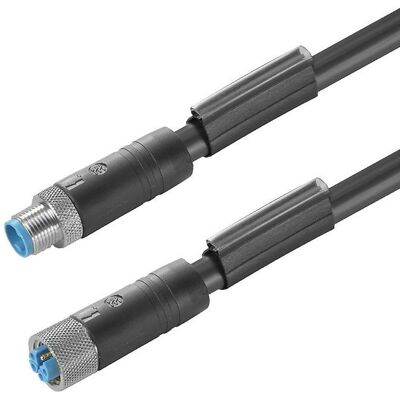 Weidmüller 2455250500 Câble de connexion capteur/actionneur M12 plug 5,00 m Nombre de pôles 4+PE 1 pc., Câble + prise électronique, Noir - Publicité Weidmüller 2455250500 Câble de connexion capteur/actionneur M12 plug 5,00 m Nombre de pôles 4+PE 1 pc., Câble + prise électronique, Noir - Publicité