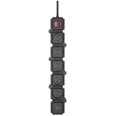 IBM Multiprise, Energy Modułowa Listwa Zasilająca 1,5m (5x, CEE 7/3, USB-A, USB-C, 1.50 m) - Publicité IBM Multiprise, Energy Modułowa Listwa Zasilająca 1,5m (5x, CEE 7/3, USB-A, USB-C, 1.50 m) - Publicité