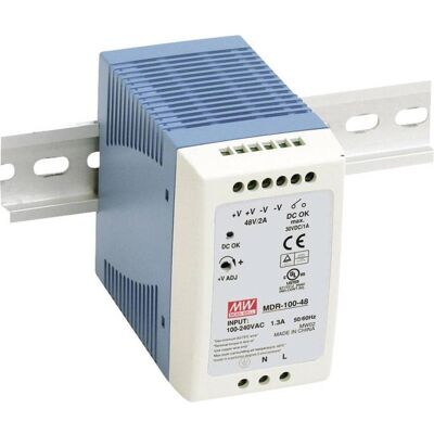 MeanWell, Distributeur de courant mobile, Mean Well MDR-100 series MDR-100-24 - Netzteil (DIN-Schienenmontage möglich) - Publicité MeanWell, Distributeur de courant mobile, Mean Well MDR-100 series MDR-100-24 - Netzteil (DIN-Schienenmontage möglich) - Publicité