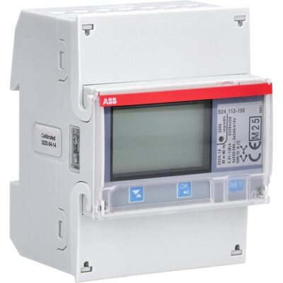 ABB, Compteur de courant, Compteur de transformateur B24 112-100 Acier - Publicité ABB, Compteur de courant, Compteur de transformateur B24 112-100 Acier - Publicité