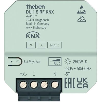Theben, Actionneur, Du 1 S Rf Knx (Actionneur de variateur) - Publicité Theben, Actionneur, Du 1 S Rf Knx (Actionneur de variateur) - Publicité