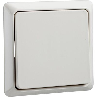 Interrupteur universel Schneider Electric - IP20, 10A, Blanc perle - Publicité Interrupteur universel Schneider Electric - IP20, 10A, Blanc perle - Publicité