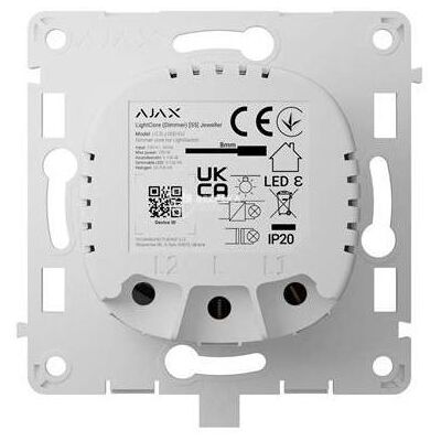 Ajax, Interrupteurs éclairage + volets électriques, LightCore Dimmer vertikal (weiss) - Publicité Ajax, Interrupteurs éclairage + volets électriques, LightCore Dimmer vertikal (weiss) - Publicité