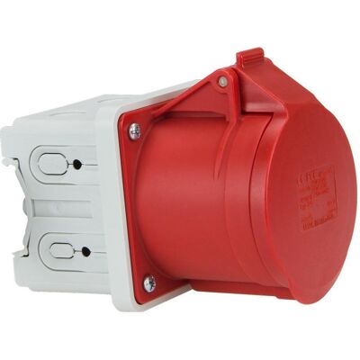 PCE 81315-6 Prise 16A 5p 6h pour rail DIN - Publicité PCE 81315-6 Prise 16A 5p 6h pour rail DIN - Publicité