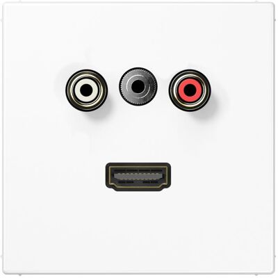 JUNG, Prise de courant, Prise HDMI LS UPmont Entrée de canal MALS1082WW - Publicité JUNG, Prise de courant, Prise HDMI LS UPmont Entrée de canal MALS1082WW - Publicité
