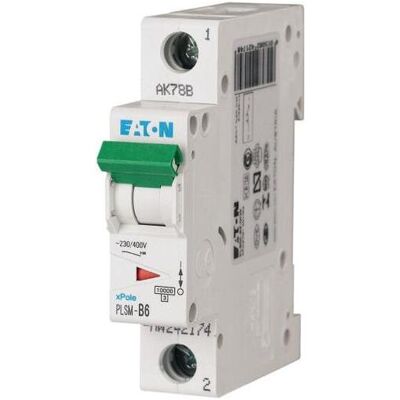 Eaton, Disjoncteur, Disjoncteur de protection de ligne, 6 A, 1p, 242200 - Publicité Eaton, Disjoncteur, Disjoncteur de protection de ligne, 6 A, 1p, 242200 - Publicité