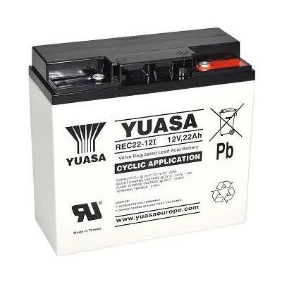 Panasonic Batterie YUASA REC22-12I (12V, 22Ah, zyklisch) (1 pcs, Spécifique à l'appareil), Batteries + piles - Publicité Panasonic Batterie YUASA REC22-12I (12V, 22Ah, zyklisch) (1 pcs, Spécifique à l'appareil), Batteries + piles - Publicité