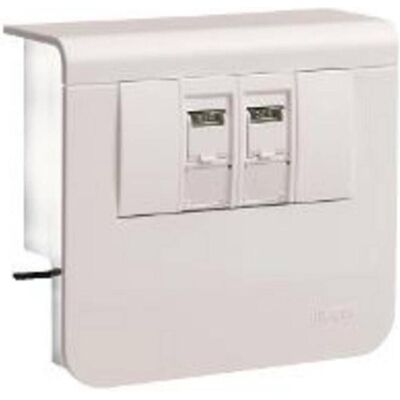 Accessoire de plinthe électrique Hager SL200559079016 - Module de données, Blanc - Publicité Accessoire de plinthe électrique Hager SL200559079016 - Module de données, Blanc - Publicité