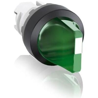 ABB M3SS1 Tête de sélecteur Vert éclairé 3 positions 22.5mm Poignée courte Coupure permanente, Bouton + interrupteur, Vert - Publicité ABB M3SS1 Tête de sélecteur Vert éclairé 3 positions 22.5mm Poignée courte Coupure permanente, Bouton + interrupteur, Vert - Publicité