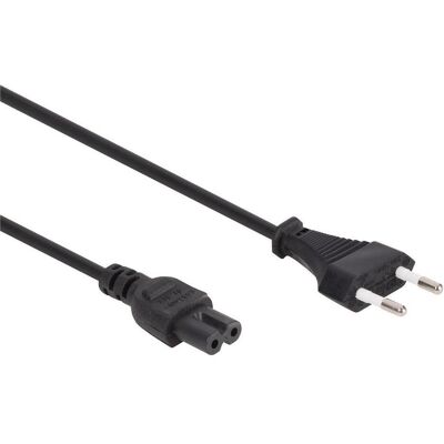 Velleman Rallonge, CÂBLE D'ALIMENTATION NOIR CEE 7/16 "FICHE EURO"+ C7 L=2 m H03VVH2-F 2G0.75 mm² (2 m) - Publicité Velleman Rallonge, CÂBLE D'ALIMENTATION NOIR CEE 7/16 "FICHE EURO"+ C7 L=2 m H03VVH2-F 2G0.75 mm² (2 m) - Publicité