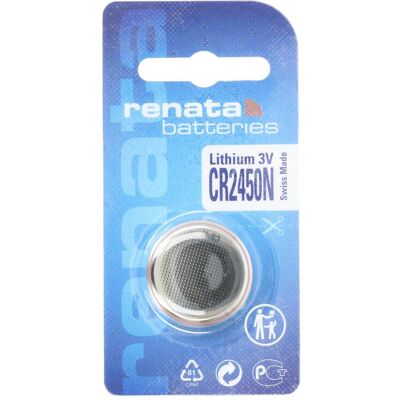 Renata Knopfzelle RE2450N CR2450N (1 pcs, CR2450, 540 mAh), Batteries + piles - Publicité Renata Knopfzelle RE2450N CR2450N (1 pcs, CR2450, 540 mAh), Batteries + piles - Publicité