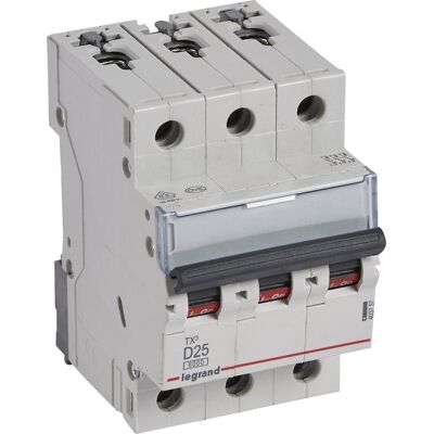 Legrand Disjoncteur, Disjoncteur S303 D25 TX3 25A 6kA 403757 - Publicité Legrand Disjoncteur, Disjoncteur S303 D25 TX3 25A 6kA 403757 - Publicité